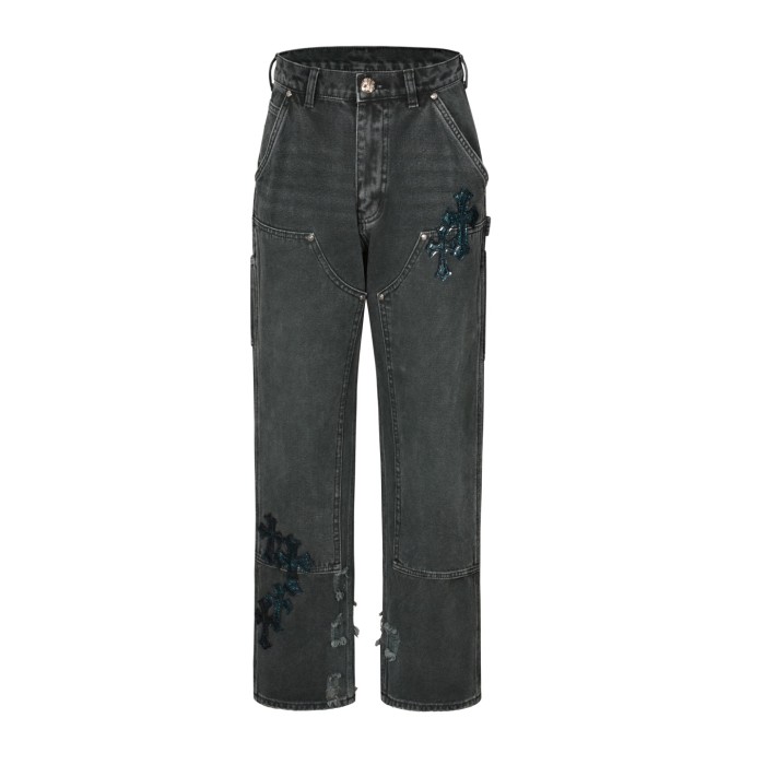 1:1 quality version 27975212 Ripped Cargo Jeans