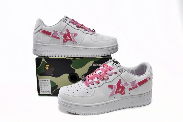 B@P B Sta Low White ABC Camo Pink (2021) 1H20191045-PNK