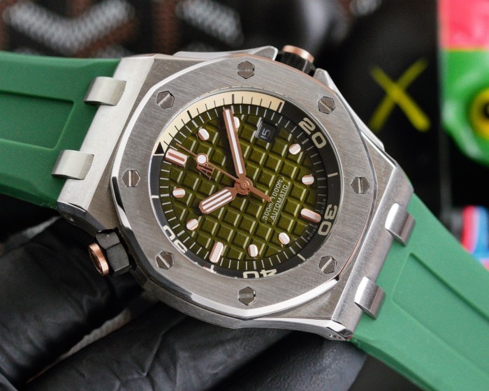 Checkered Dial Mechanical Movement Watch 3 colors【Dial diameter：42mm 】28771382