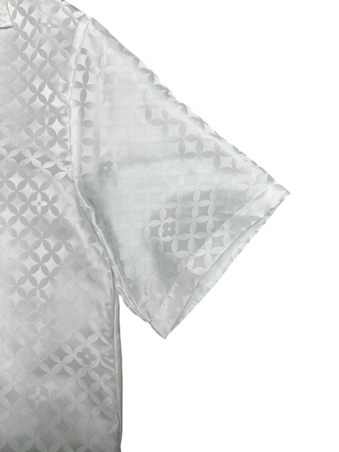 1:1 quality version Monogram Jacquard Logo Shirt 28963861