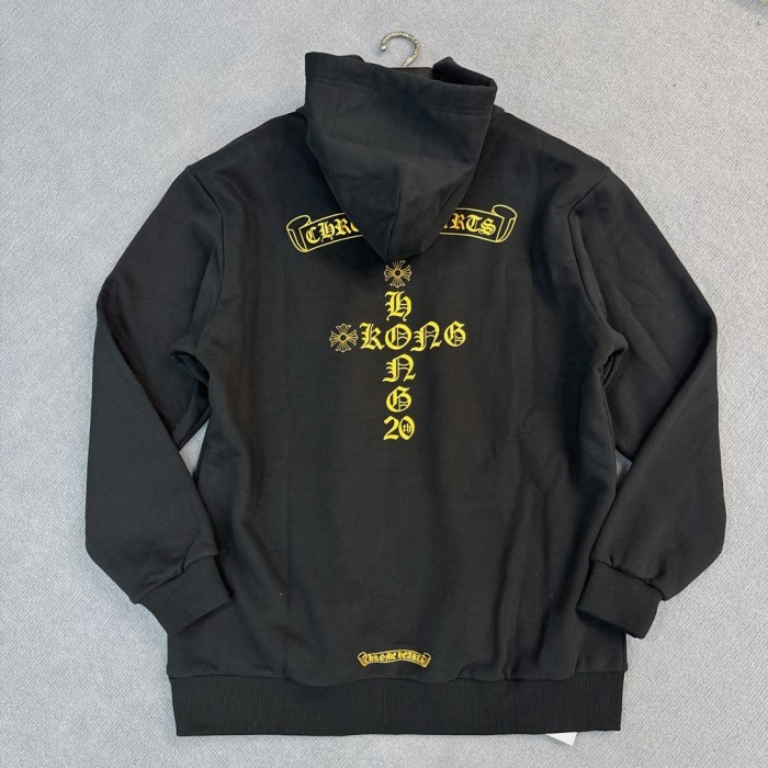 1:1 quality version Hong Kong Limited Ink & Gold Print Hoodie