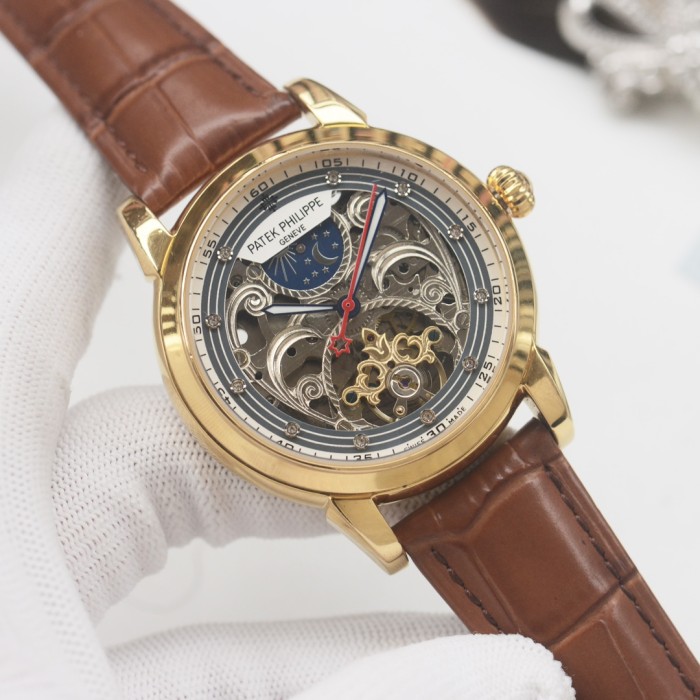 Mechanical Movement Calfskin Strap  Watch 7 colors【Dial diameter：42mm 】28764694