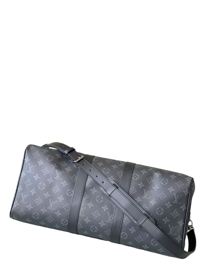 1:1 quality version Keepall 45 Vintage Canvas and Cowhide Leather Shoulder Bag 28693108