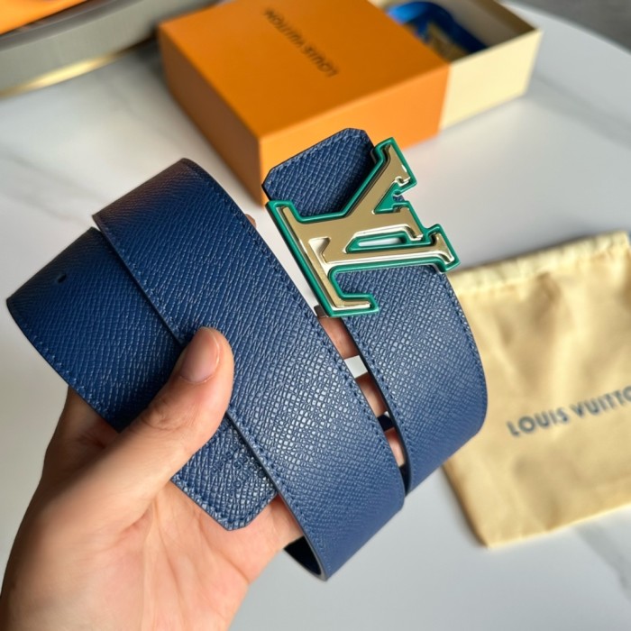 1:1 quality version 28197155 Two-Tone Monogrammed Buckle Belt 14 colors