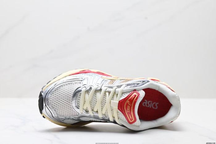 AC Gel-Kayano 14 Red and Orange Two-Tone Running Shoes 28441081
