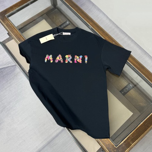 1:1 quality version Colorful Floral Letter Logo Print Tee 2 colors 28997770