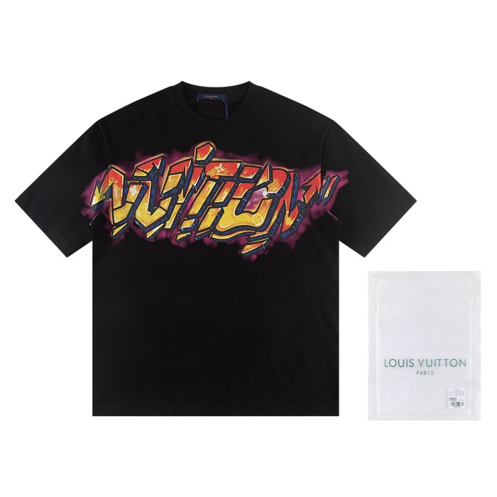 28118253 Letter Print tee 2 colors