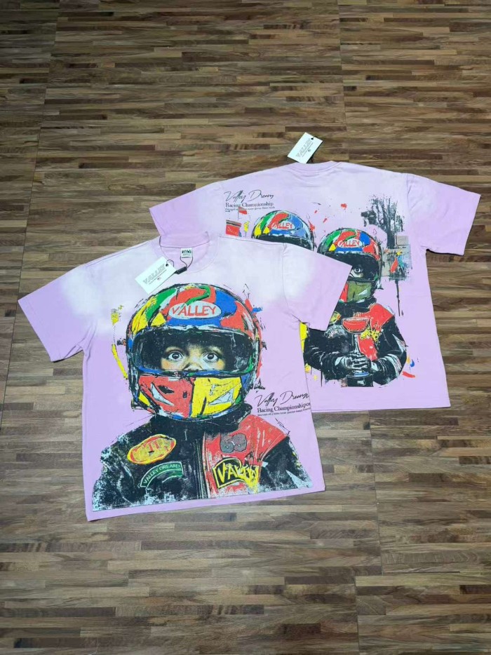 Racing Helmet Kid Print Washed Tee 2 colors 29047380