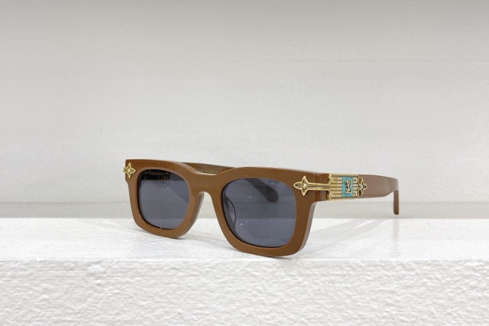 1:1 quality version Turquoise Embossed Logo Glasses 6 colors