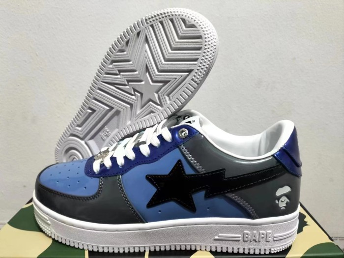 [plus-size shoes]STA Combo Patent Leather Mirror Finish Low-Top shoes 8 colors 28636747