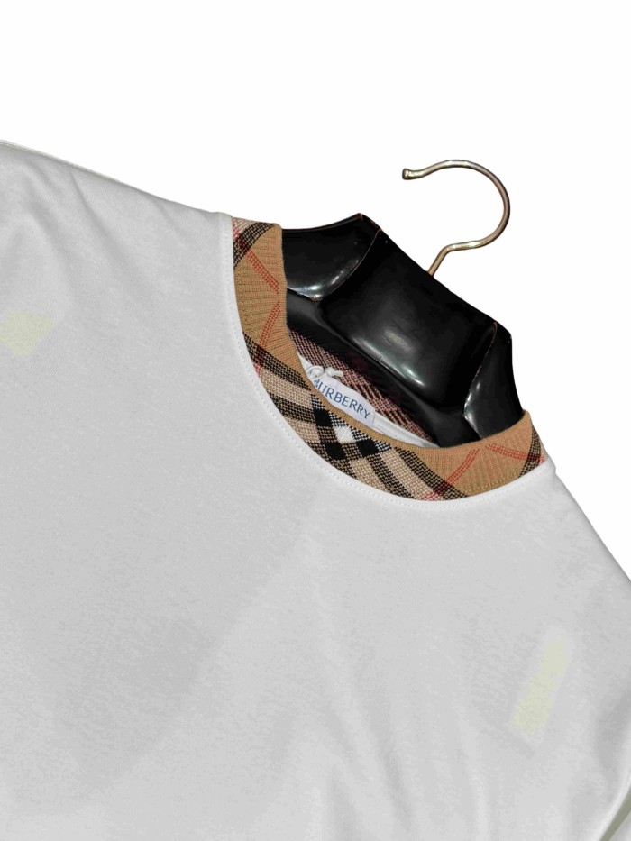 1:1 quality version  Plaid knit crew neck T-shirt 3 colors 28967940