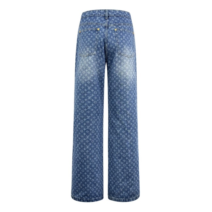 1:1 quality version Full-Print Logo Flare Jeans 28437479