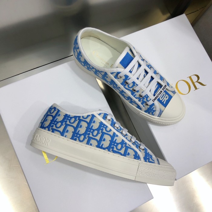 1:1 quality version 28314329 Walk'N'D Monogrammed Embroidered Canvas Shoes 8 colors