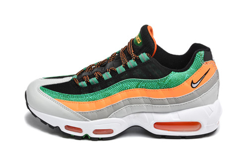 [plus-size shoes]Air Max 95 Black Red&Green Orange Retro Sneakers Running Shoes 2 colors 29038373