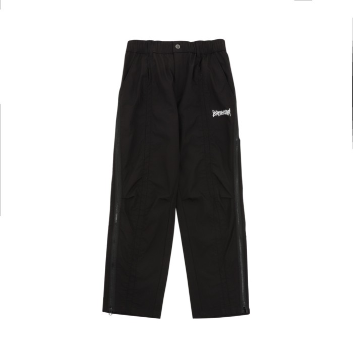 1:1 quality version Logo-printed cargo zipper woven pants