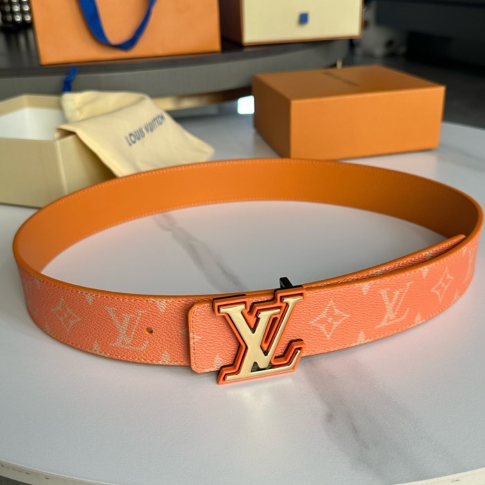 1:1 quality version 28197155 Two-Tone Monogrammed Buckle Belt 14 colors