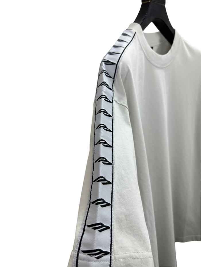 1:1 quality version 3M Sleeve Edge Webbing Washed Version Tee 2 colors 28791740