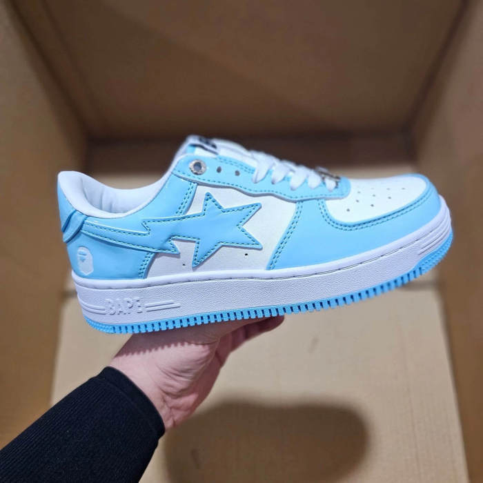[buy more save more]  Colorblocked Lightning Stars Patent Leather Low Top Board Shoes 16 colors