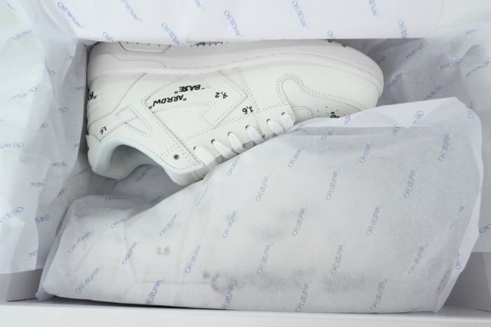 [plus-size shoes]1:1 quality version Cowhide Round Toe Lace-up Flat Low-top White Sneakers 29030436