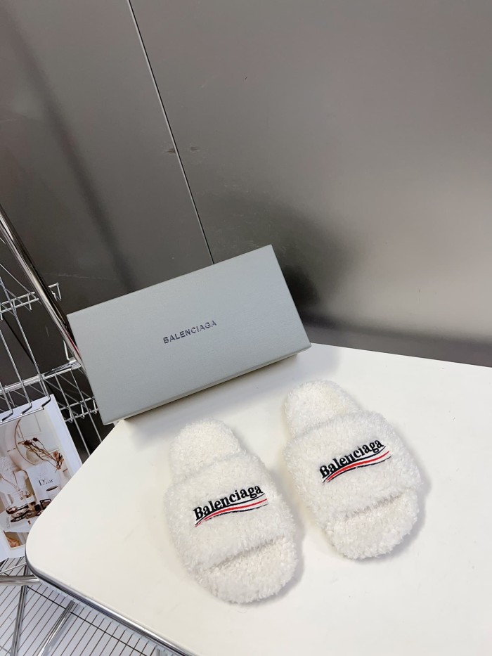 1:1 quality version Cola Embroidery Twill Brushed Cotton Slippers 8 colors 28884668