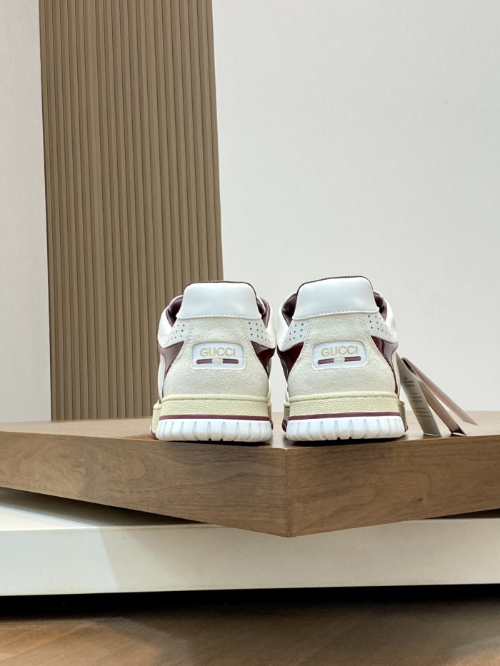 1:1 quality version 28389315 Re-Web Striped Leather shoes 3 colors