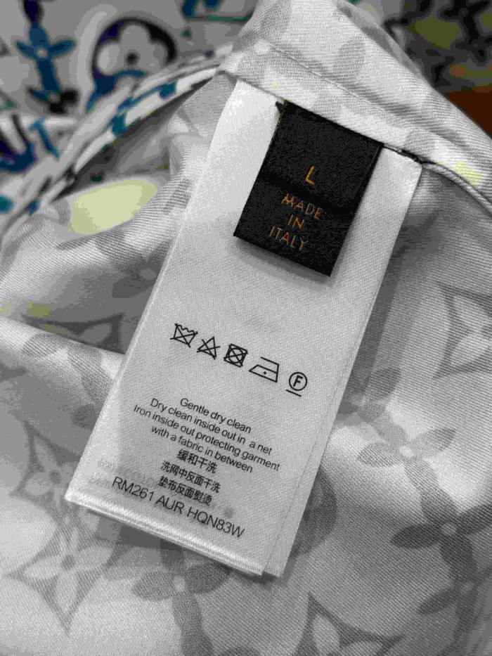 1:1 quality version Classic All-Over Print Mulberry Silk Shirt 28968068