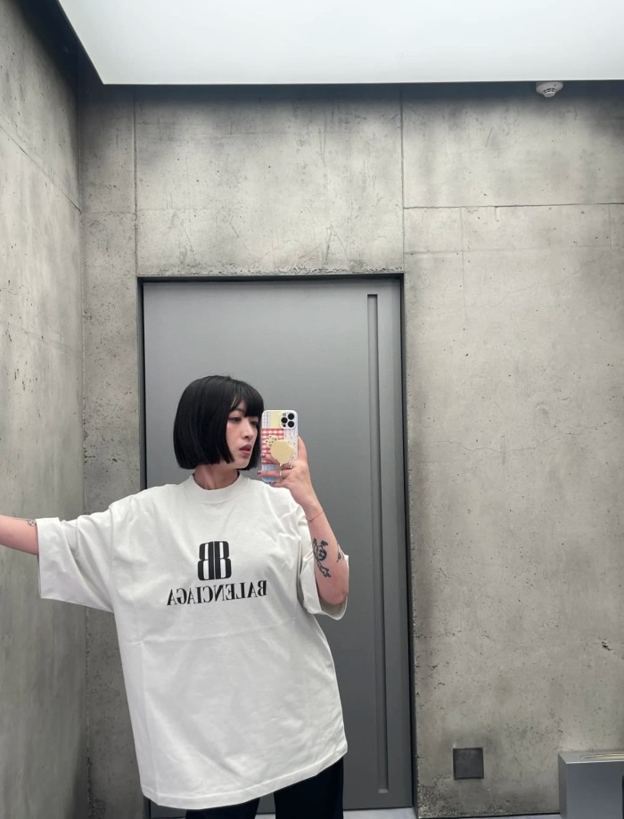 1:1 quality version Double B Logo Printed Tee 28903004