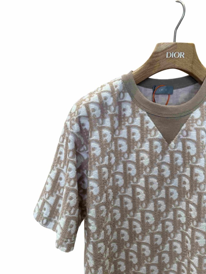 1:1 quality version Vintage Print All Over Knit T-shirt 2 colors 28960938