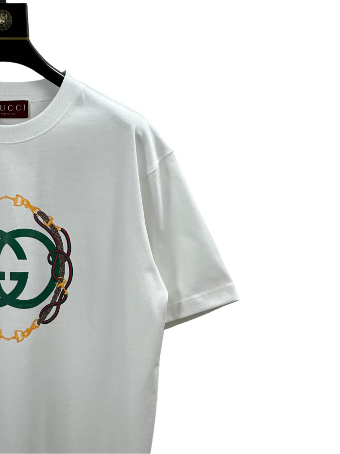 1:1 quality version Reins Double G Print tee 2 colors 28791743