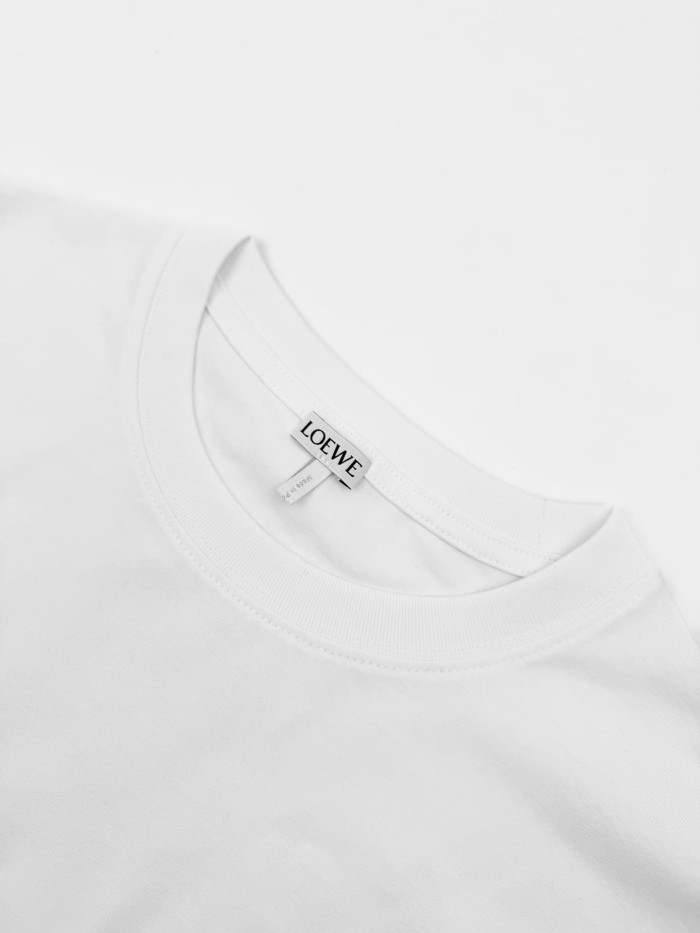 1:1 quality version L0ewe x Louis W@in Embroidered Logo Tee 2 colors 28759539