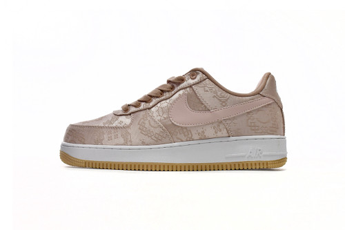 N  Air Force 1 Low Clot Rose Gold Silk CJ5290-600