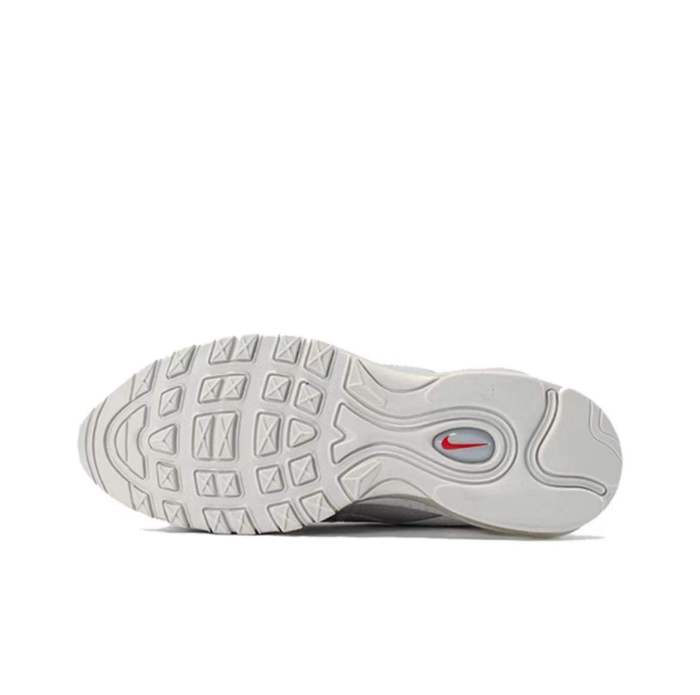 Air Max 97 Red White Light Blue Speckled Sole Full-Length Air Cushion Sneakers 29062906