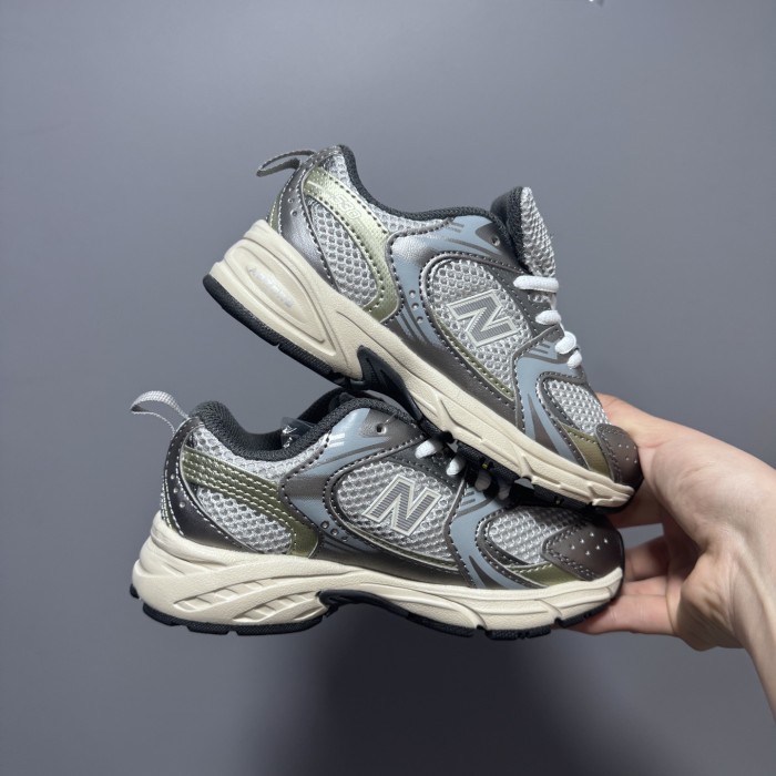 N-logo Mesh Paneled Retro Running Shoes for Kids 8 colors 28997941