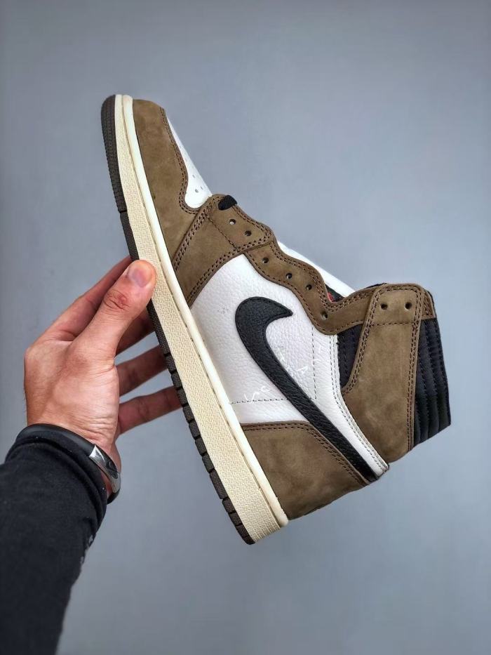 [plus-size shoes]1:1 quality version Tr@vis Scott x @j1 Retro High OG TS SP 28877983