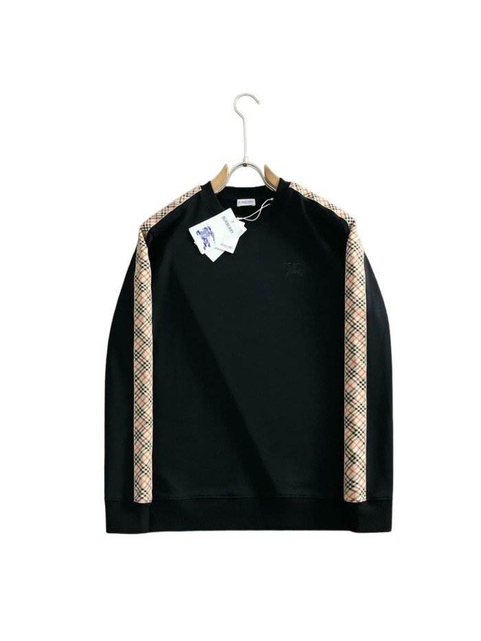 WarHorse Embroidered Patchwork Double Shoulder Small Checked Hoodie 2 colors 28474679