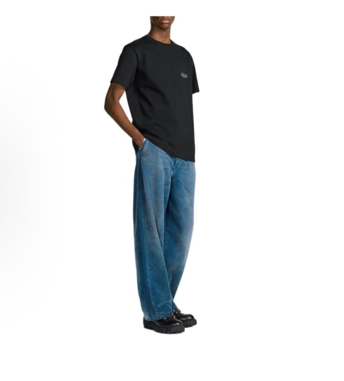 1:1 quality version Logo Embroidered Crew Neck T-shirt 3 colors 28960932
