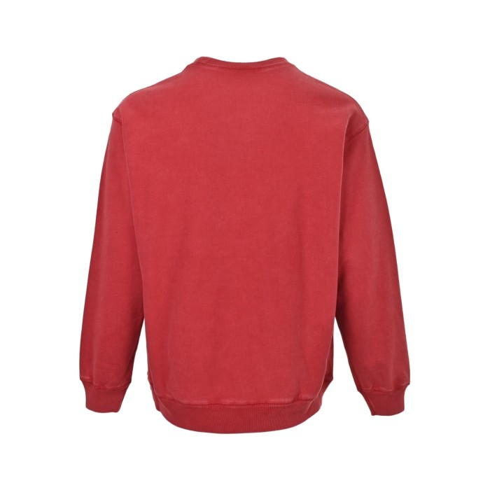 Cracked Box Print Washed Crew Neck Sweatshirt 4 colors 28746693