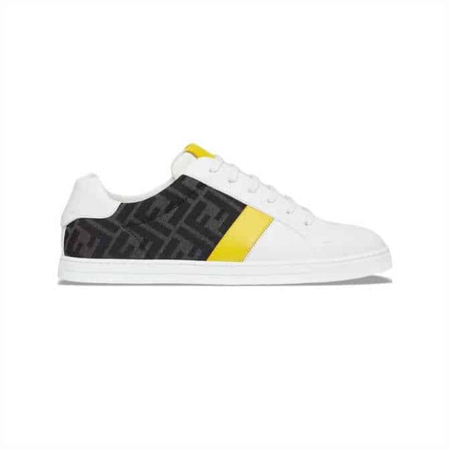 FEND1 FF LOGO PRINT LOW-TOP SNEAKERS FD17