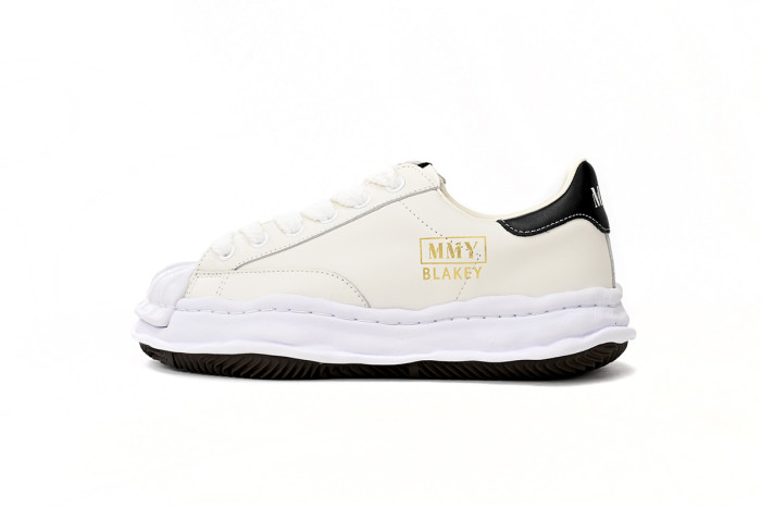 M@ison Mih@r@ Blakey OG Sole Leather Low White A06FW702 NO.702