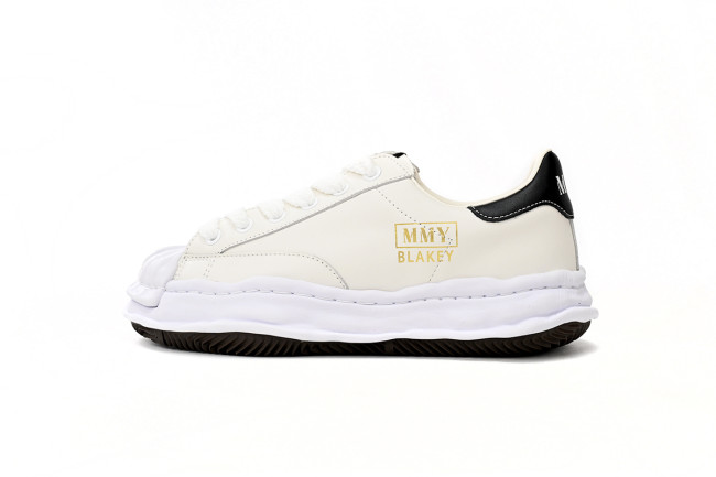 M@ison Mih@r@ Blakey OG Sole Leather Low White A06FW702 NO.702