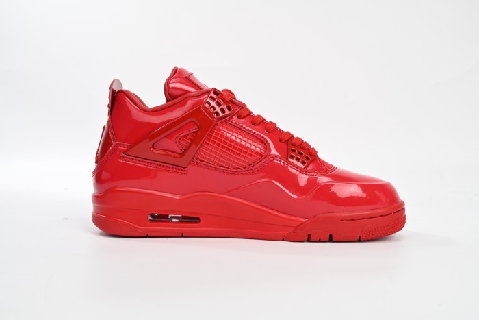 [plus-size shoes]Air Jordan 4 Retro Red Lacquer Leather Basketball Shoes 2 colors 28972824
