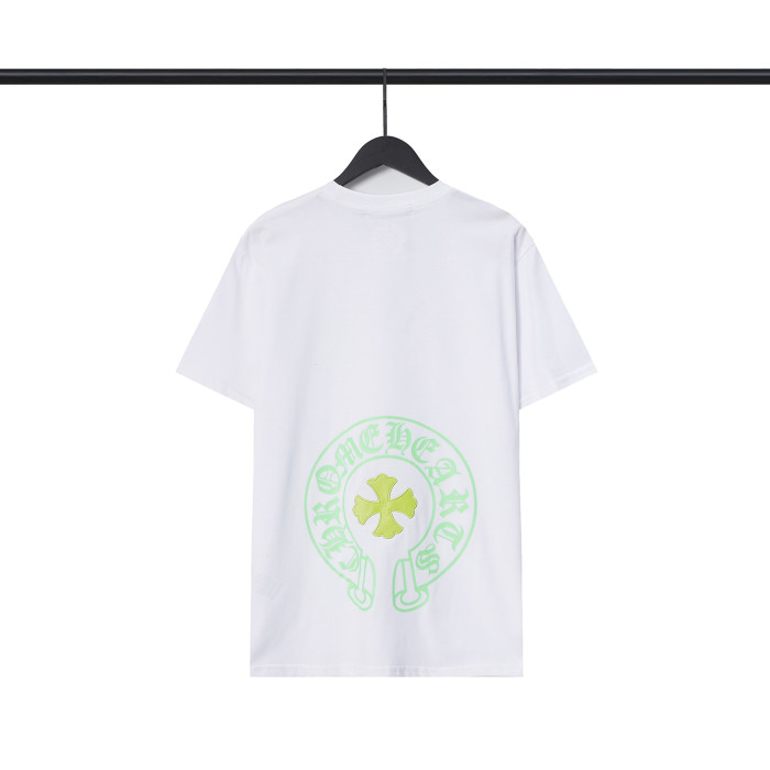 Horseshoe Loop Back Embroidered Leather tee 2 colors