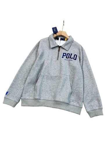 Towel Embroidery Half Zipper Stand Collar Sweatshirt 3 colors 28593301