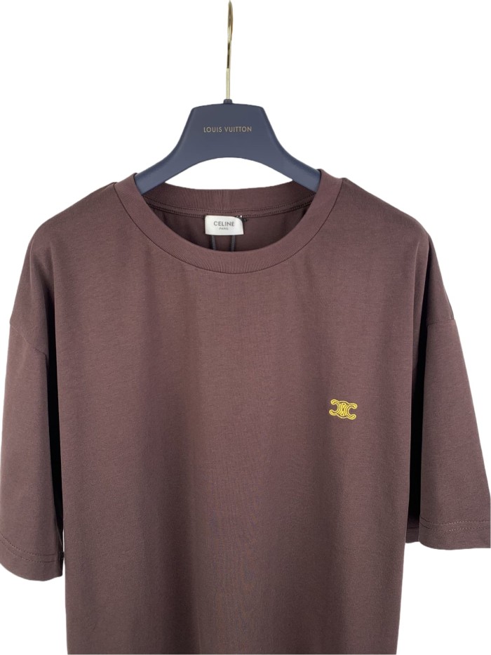 1:1 quality version Embroidered Logo Tee 3 colors 28750250