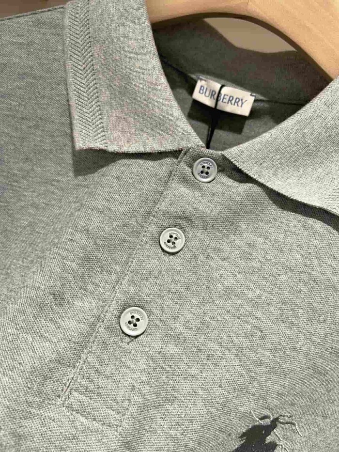 1:1 quality version Check Placket Embroidered Polo Tee 8 colors 29069300