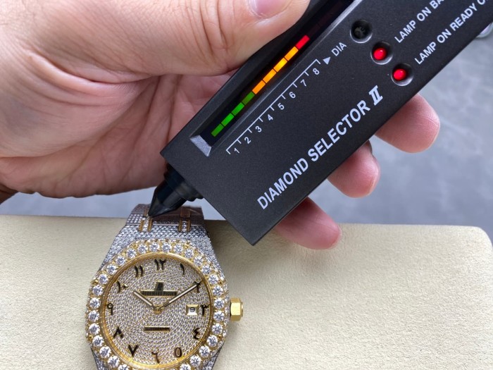 1:1 quality version Full Moissanite 15400 Mechanical Watch 21 colors【Dial diameter：41mm 】28773708