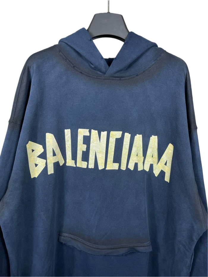 Masking Tape Washed and Distressed Hoodie 8 colors 28661155