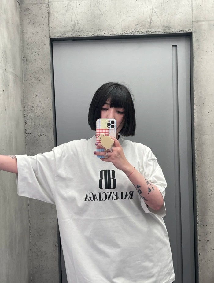 1:1 quality version Double B Logo Printed Tee 28903004