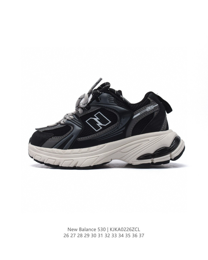 530 Cut-off  N  Double Lace Retro Running Sneakers for Kids 3 colors 29011081