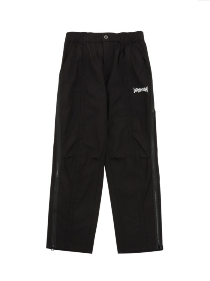 1:1 quality version Logo-printed cargo zipper woven pants